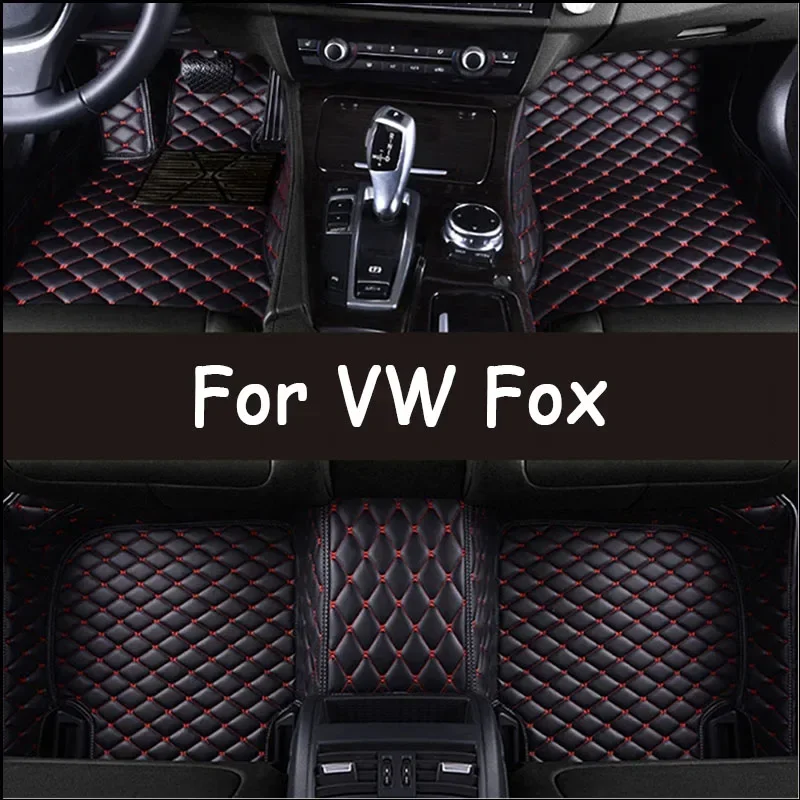 

Автомобильные коврики на заказ для VW Fox 2004 2005 2006 2007 2008 2009 2010 2011, роскошные кожаные мужские и женские полные покрытия 0