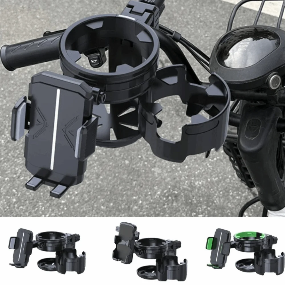 3 In 1 Baby Stroller Cup Holder Multi-functional Rotation Phone Holder Portable Universal Bicycle Cart Bottle Rack Bicycle