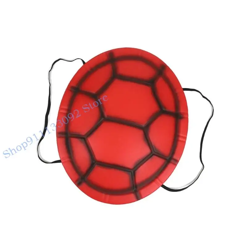 H9ED إيفا السلحفاة قذيفة هالوين زي الدعائم مخلوق البحر السلحفاة تأثيري حلي للطفل الكبار هالوين تأثيري #4