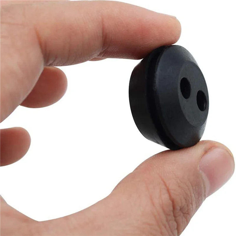 

ABRW-20 Pcs 2 Holes Fuel Tank Grommet Rubber With Fuel Line Pipe For Brush Cutter Grass Trimmer