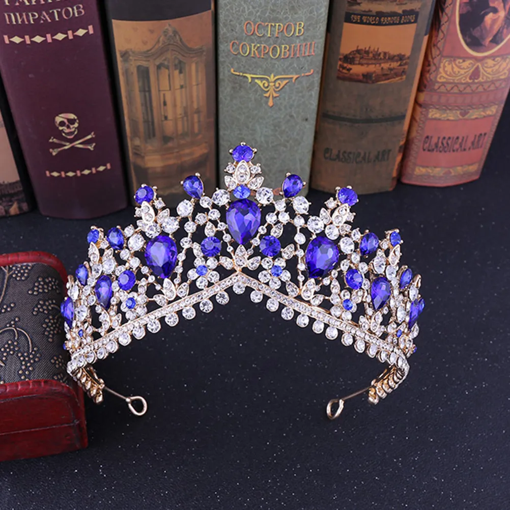 

Water Rhinestone Crown Bridal Headdress Women Hair Hoop For Wedding Party Bridesmaid Flower Girl Accessory