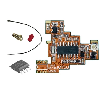 Quansheng için SI4732 V5.0 FPC modülü + 2M çip UV K5 K6 HF kısa dalga tam bant alımı/tek yan bant alımı