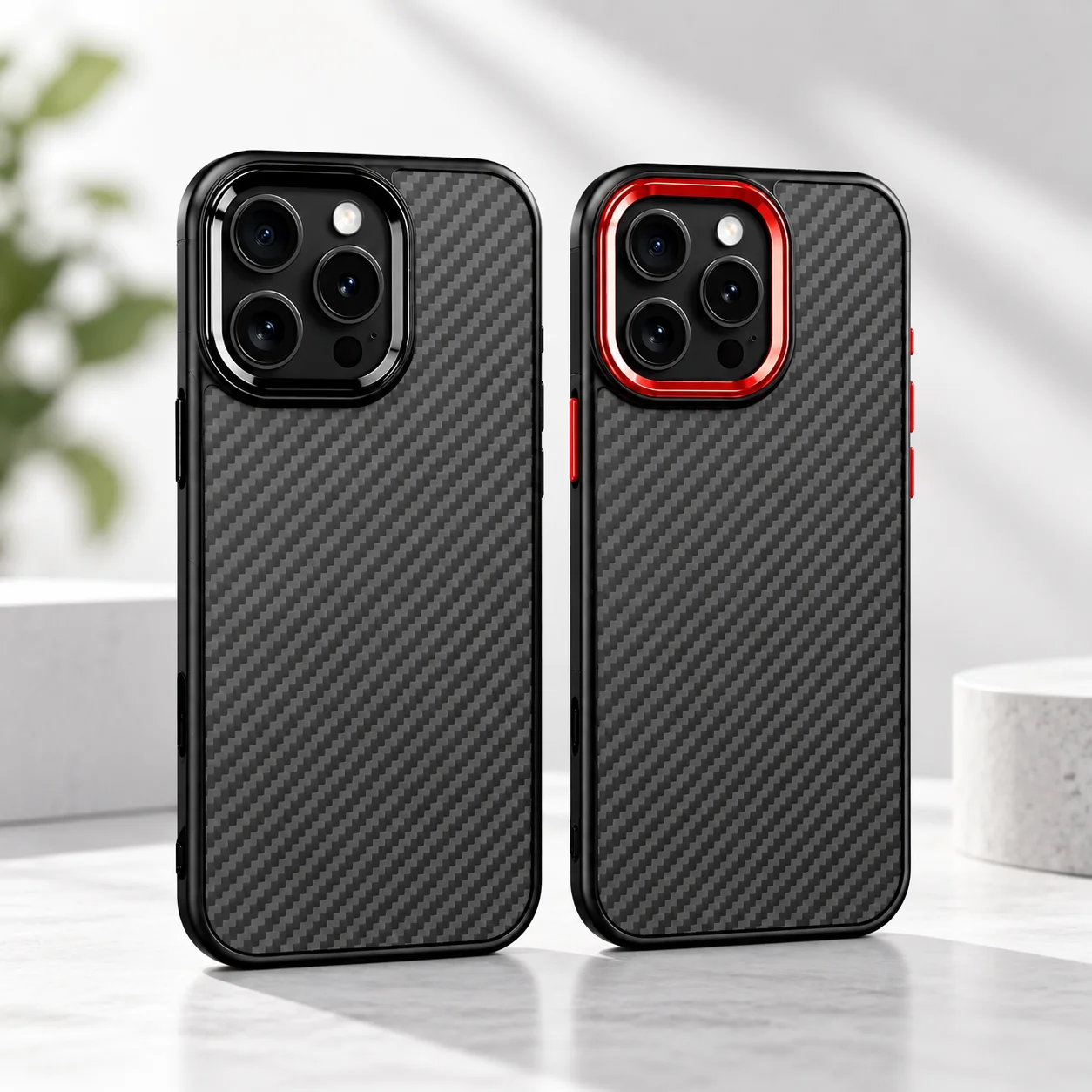 for iPhone 18 17 Air 16 Plus 15 14 13 Pro Max Tech Retro Kevlar Carbon Fiber Case Classic Fashion Shockproof Cover