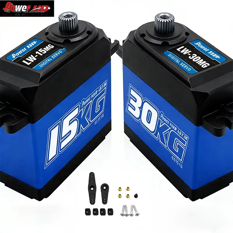 Power HD LW15MG LW30MG 15KG 30KG Full Waterproof Metal Gear High Torque Servo For Rc Car/Off-Road Vehicles/Short Trucks/Rc Boat