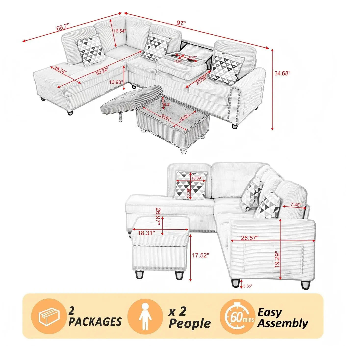 Thumbnail 2 - #9 Cheap Living Room Furniture Sets Worth Buying