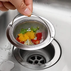 Sink Strainer With Handle Stainless Steel Sink Strainer Kitchen Sink Sink Strainer Clogging Protection Kitchen Drain Sink