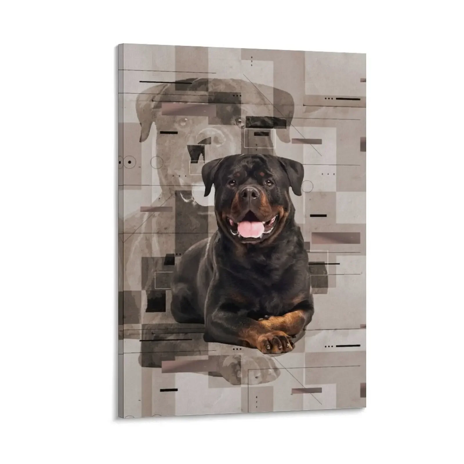 

Rottweiler - Metzgerhund Digital Art Canvas Painting Decorative picture Decoration for home bedroom decoration