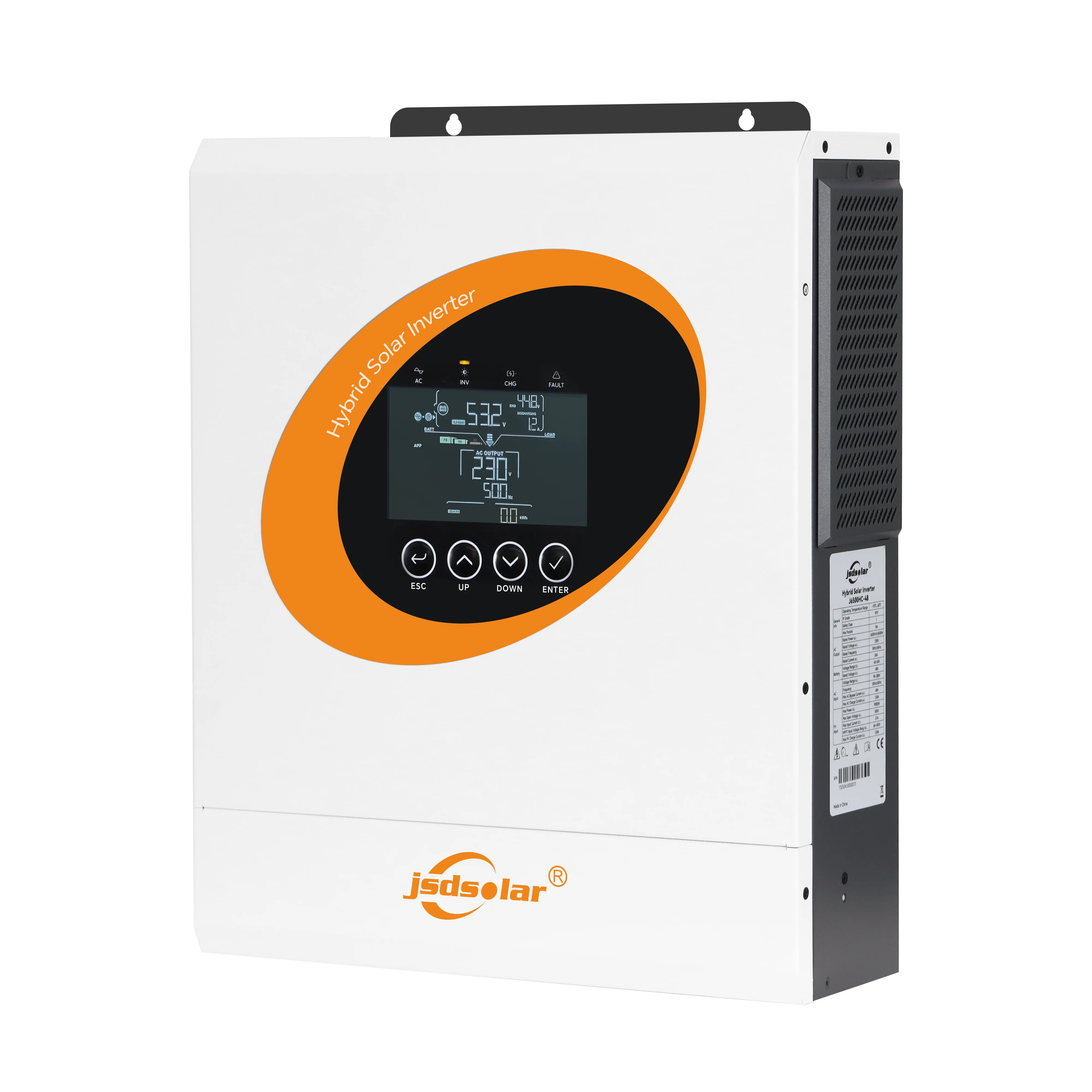 

Солнечный инвертор 3кВт, 5кВт, 6.5кВт, 10кВт, 15кВт с встроенным контроллером заряда MPPT без солнечных батарей и аккумуляторов, низкая цена, в продаже