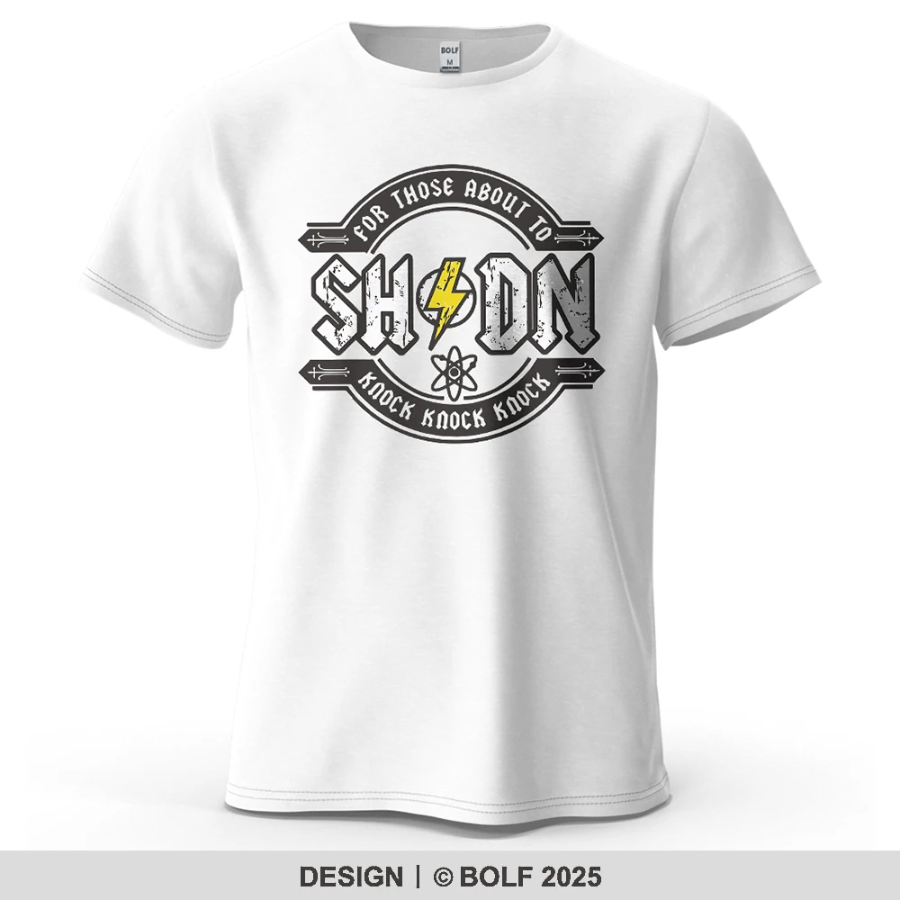 Herren-T-Shirt mit Rock-Logo, bedruckt, 100 % Baumwolle, übergroß, trendige Grafik-T-Shirts für Damen, Tops, T-Shirts, lässige Streetwear