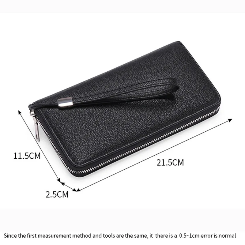 Women's Long Wallet  for Men Women RFID Blocking Clutch Organizer Zipper Wallet Leather Business ID Credit Card Holder  Purses