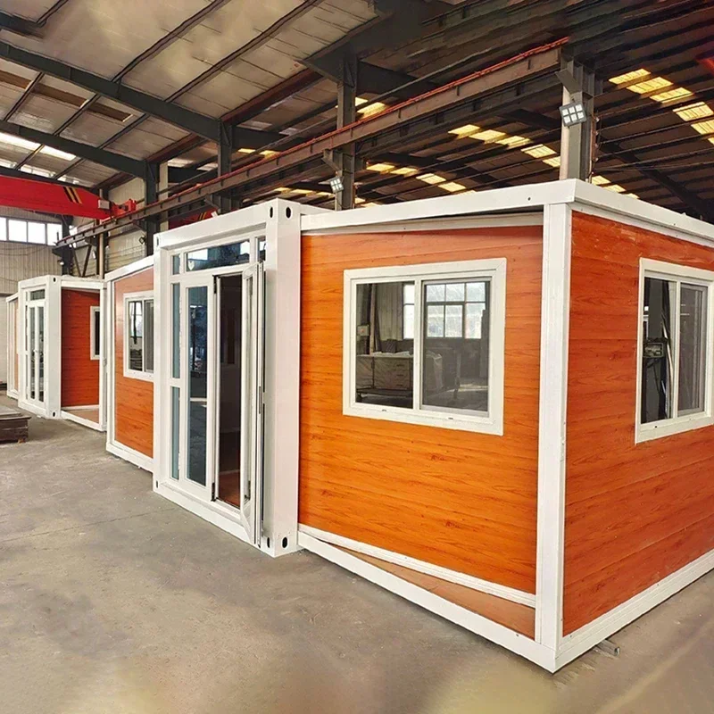 Prefabricated Modular House Prefab Steel 2 Bedroom Expandable Container Granny Flat House Australian Standards