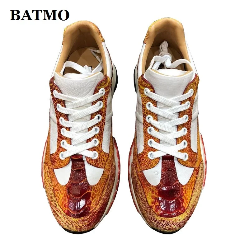 

2024 new arrival Fashion ostrich skin causal shoes men,male Genuine leather 004