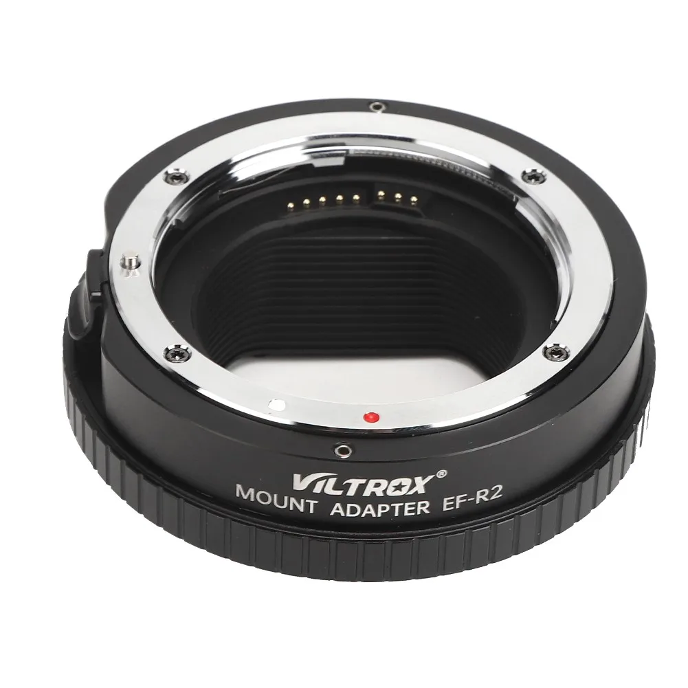 VILTROX EF-R2 Lens Adapter Auto Focus Aluminium Mount Ring for Canon EF/EF-S Lens to Canon EOS R Mount Camera Lens Macro Ring