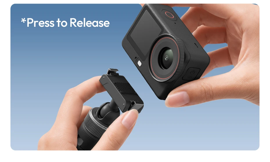 Ulanzi MT95 Portable Mini Tripod Selfie Stick for DJI Osmo Action 6/Nano 5/4/3 for Insta360 X5/X6 for Gopro Tripod for Vlog