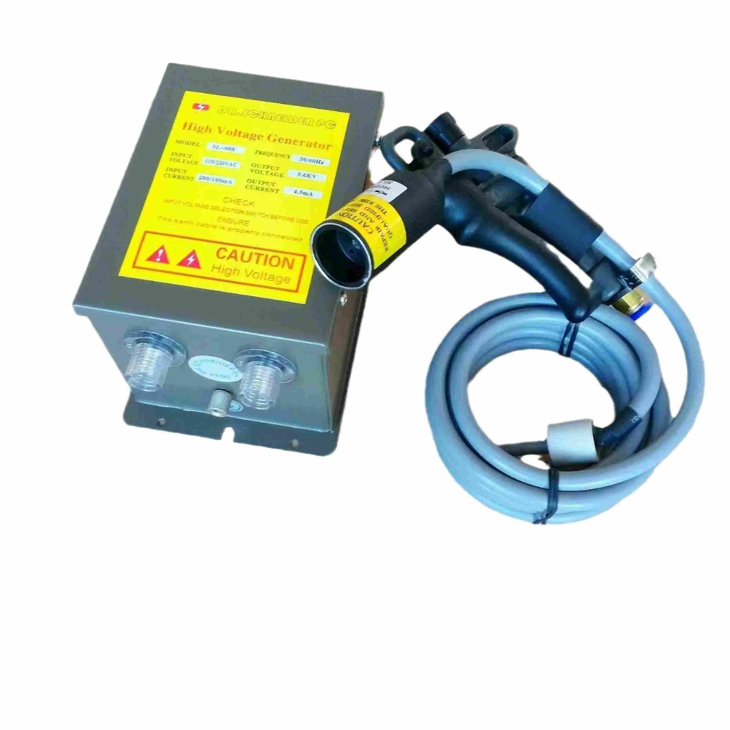 مسدس هواء مؤين مضاد للكهرباء الساكنة مع مصدر طاقة للإزالة الساكنة