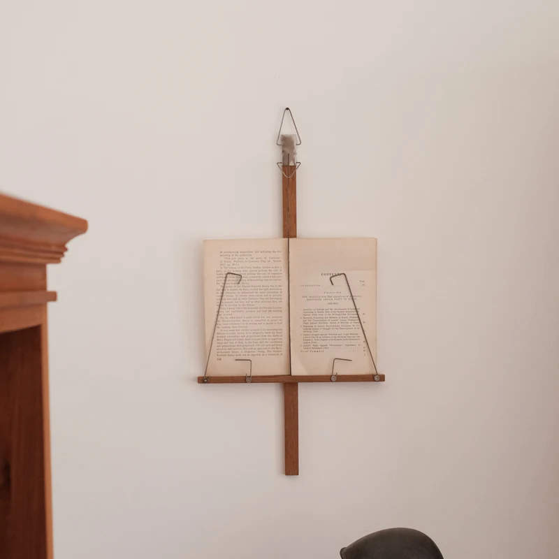 Teak decorative calendar hanger