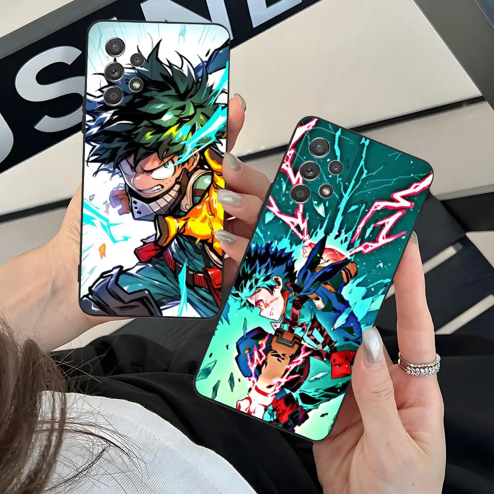 

My Hero Academia Izuku Deku Phone Case for Samsung Galaxy M55 54 42 35 34 33 32 23 22 15 14 13 12 F55 5G Colour Protective Cover