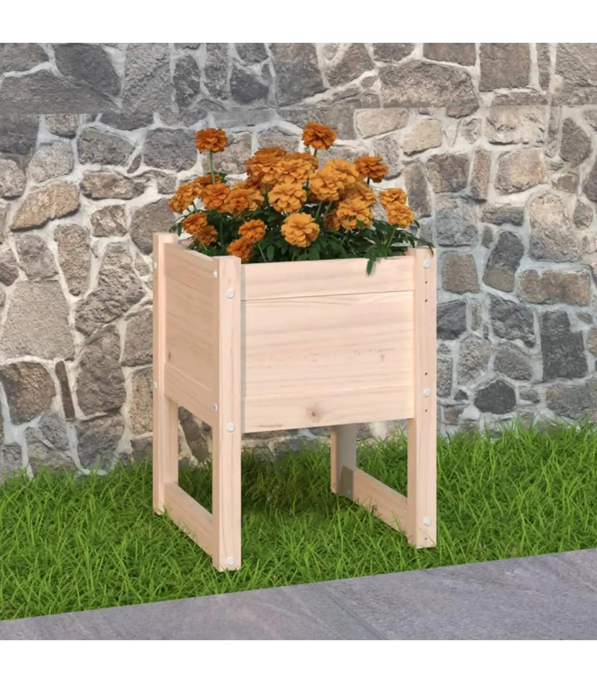 Flower pots and planters Pine solid wood planter 40x40x52,5 cm