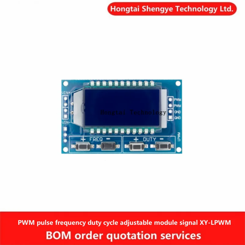 PWM Pulse Frequency Duty Cycle Adjustable Module Square Rectangular Wave Signal Generator Signal XY-LPWM