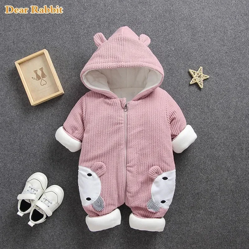 2023 New Russia Baby costume rompers Clothes cold Winter Boy Girl Garment Thicken Warm Comfortable Pure Cotton coat jacket kids