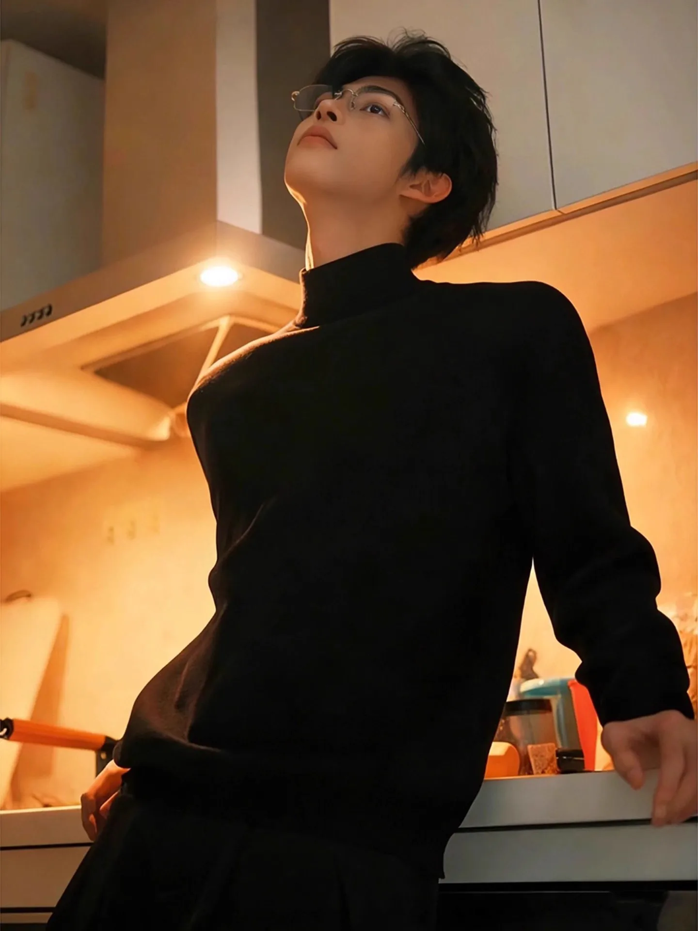 

Утепленная мужская термофутболка с длинным рукавом и высоким воротником, зимняя, в американском стиле, модная, для ношения под одеждой