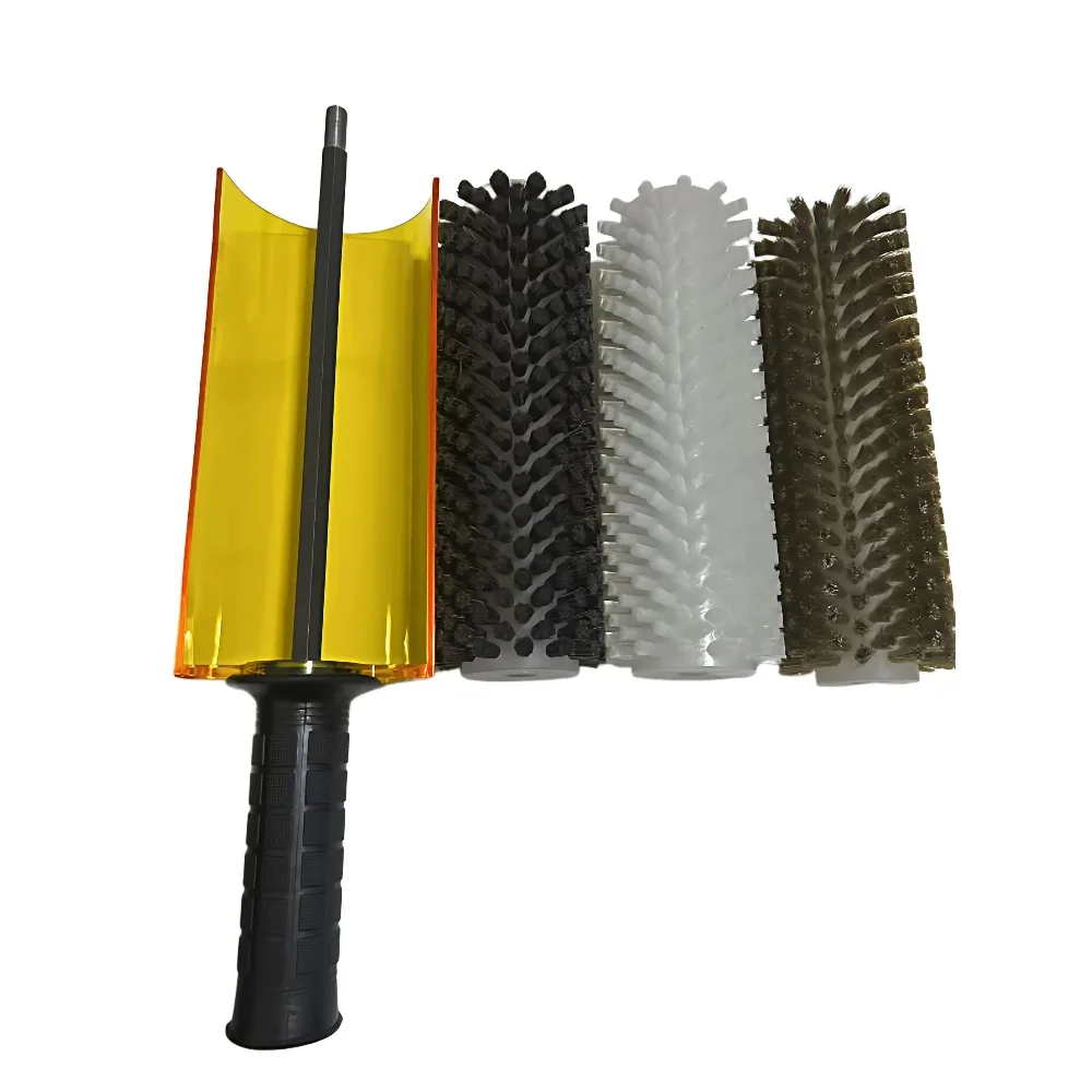 Electric Ski Roto Brush Set -Copper Wire, Snowboard Waxing Roller Brushes