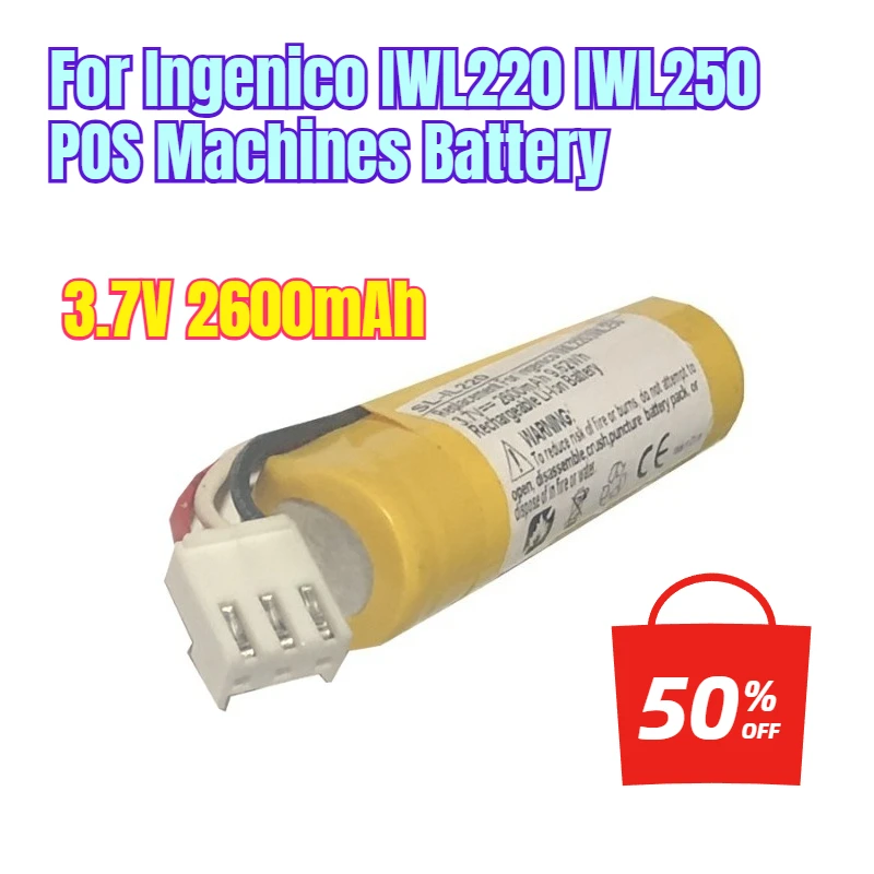 

3.7V 2600mAh F26401964 for Ingenico IWL220 IWL250 POS Machines Battery