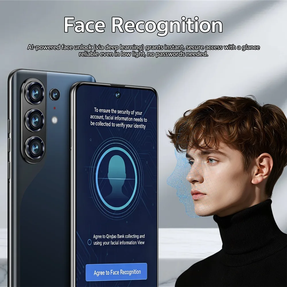 K-Touch C26 Ultra 7.3 HD Mobile Phones Android 15 Cell Phone 8000mAh Smartphone 22GB+2TB Octa Core 5G Dual SIM 16+48MP Camera Cellphones