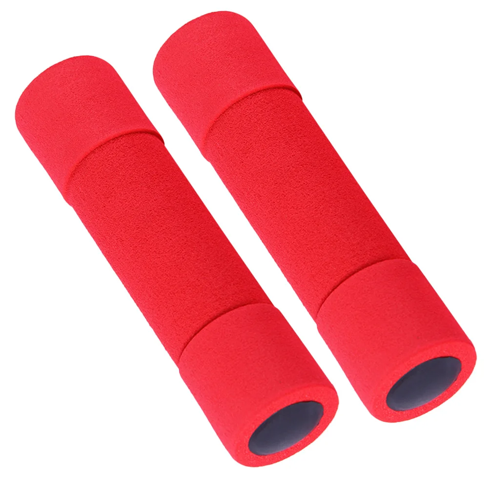 

2Pcs Female Dumbbells Red Comfortable Grip Body Workout Toning Strength Equipment Fitness Accessories 0.5kg Each