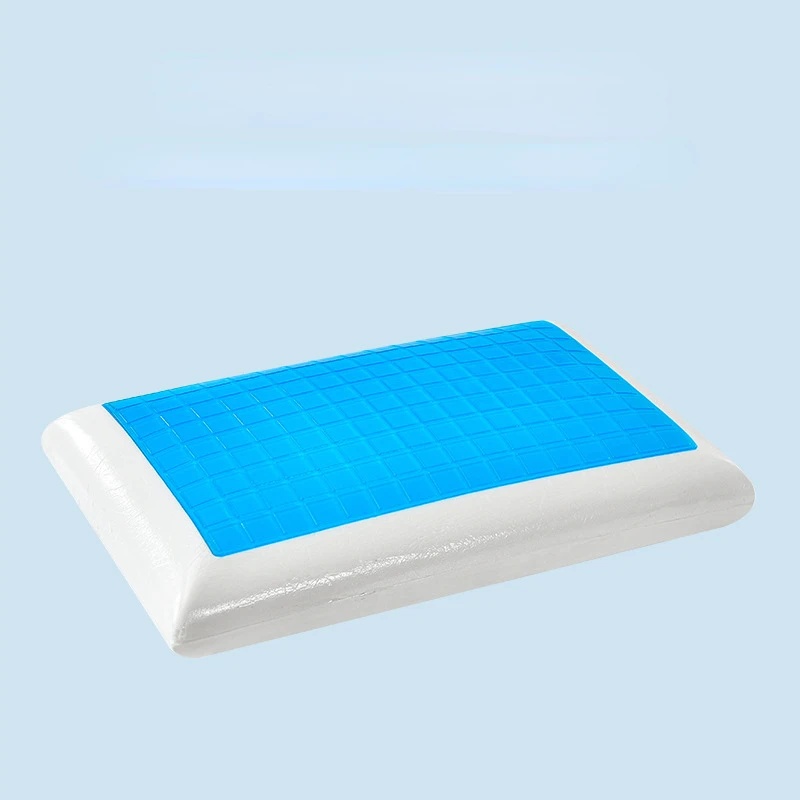 Silicone Gel Pillows Memory Foam Pillow Summer Ice-Cooling Neck Ice-Cool Cervical Vertebra Orthopedic Healing Cushion