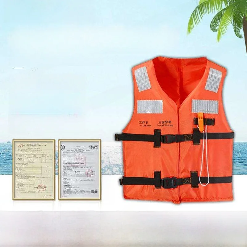 

Marine Workwear Life Jacket 75N Floatancy Waterproof Certified by CCS Suitable for Boat Inspection Outdoor Camping Travel Sup...