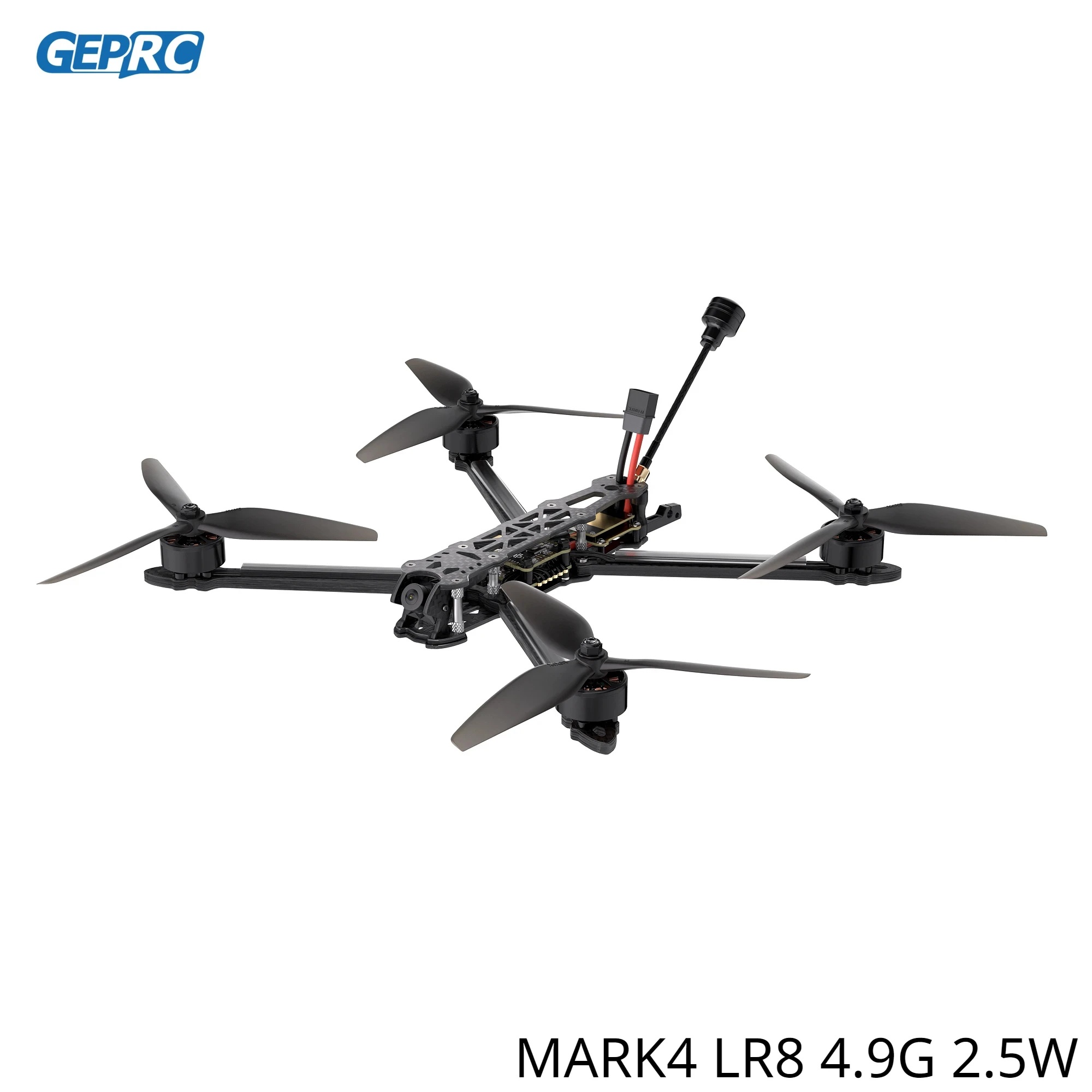 

GEPRC MARK4 LR8 4.9G 2.5W FPV 8inch EM2810 KV1280 GEP-BLS60A-4IN1 ESC Quadcopter LongRange Freestyle RC Drone Airplane