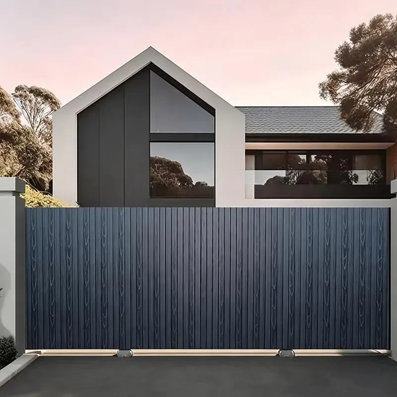 Modern Self Retractable Aluminum Fence Panels for Garden Villa Sliding Deck Door
