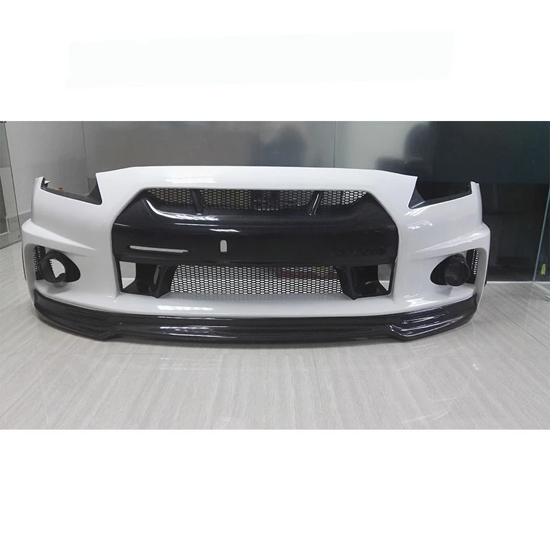 For Nissan GT-R R35 WD Model Carbon Fiber Bumper Body Kit (Lightweight, Crafted, Non-Destructive Installation, Modified Part)