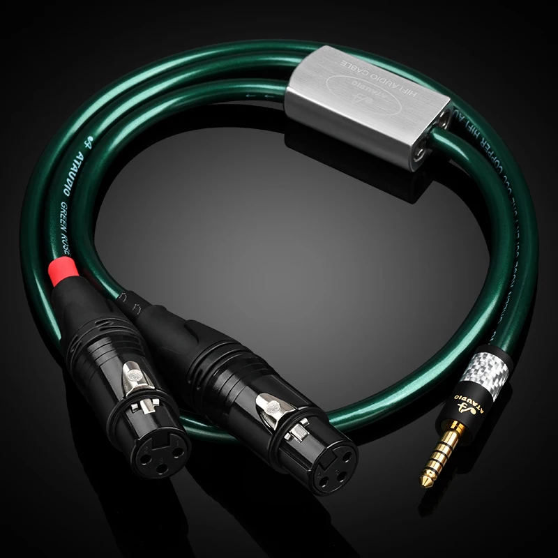 ATAUDIO Hifi 4,4mm Balanaced zu 2XLR Audio Kabel Für Sony WM1A/1Z PHA-1A/2A Z1R 4,4 zu 3Pin xlr Upgrade Kabel 4