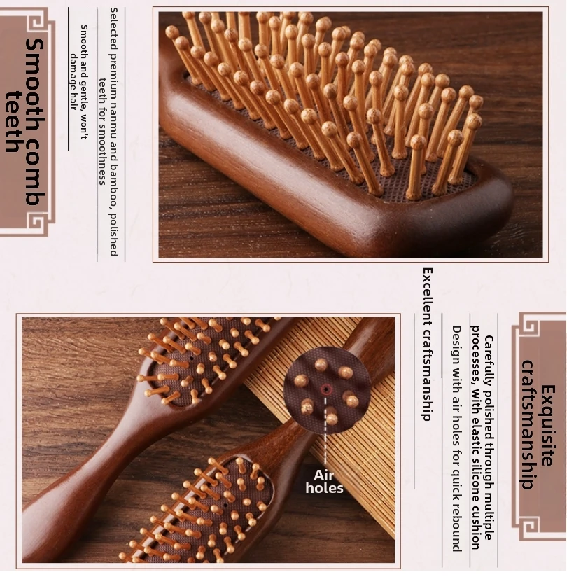 Wooden Wide Tooth Comb 6