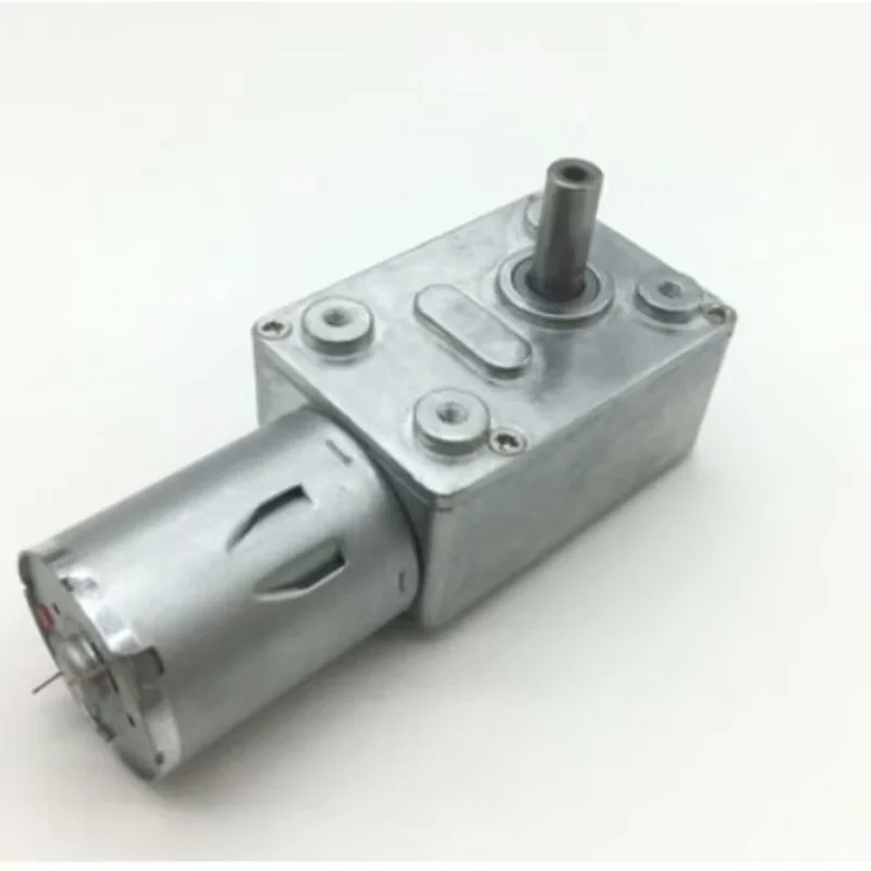 1PCS JGY370/12V Series DC Reduction Motor Self-Locking Gear High Torque Turbine Worm Speed Regulation for Precision Applications