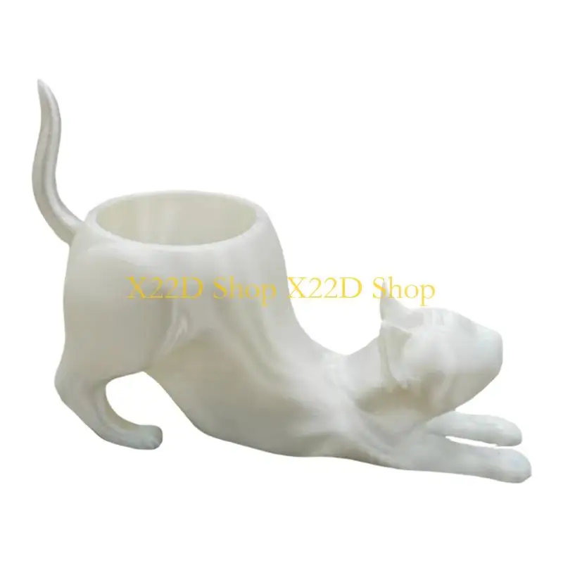 X22D Kitten Plant Pot Flowerpot Garden Pot Plastic Fleshy Plant Pot Planter Plant