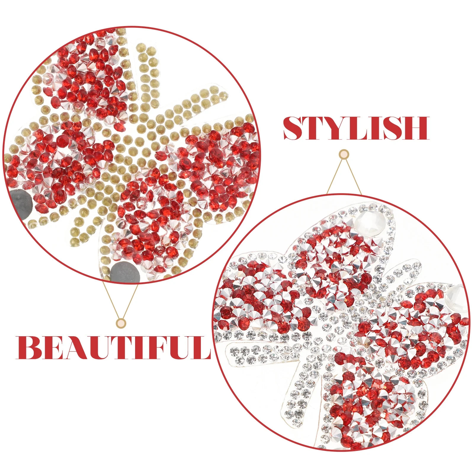 

10Pcs Exquisite Butterfly Design Multi-Function Sewing Patches Backing Decorative Clothes Repair