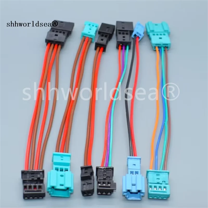 2/10PCS 2P/3P/4P Auto Stereo Connector Car Speaker Plug Treble Plug Rain Sensor Socket Central Locking Plug For VW BMW