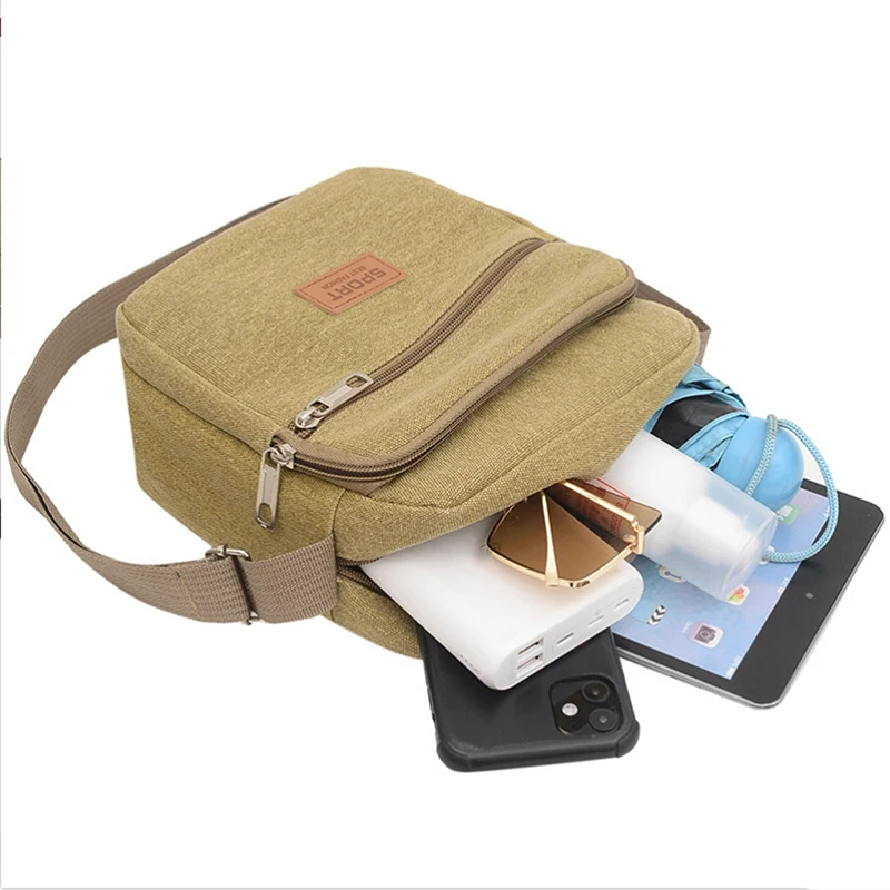 Lightweight Large Capacity Men Crossbody Shoulder Bag Casual Versatile Handbag For Daily Travel Office Backpack image 5