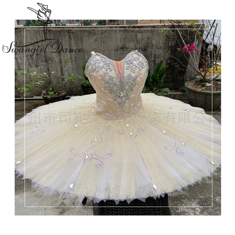 Girls Paquita Variation Custom Made Ballet Tutu Children Professional Ballet Costumes BT4011