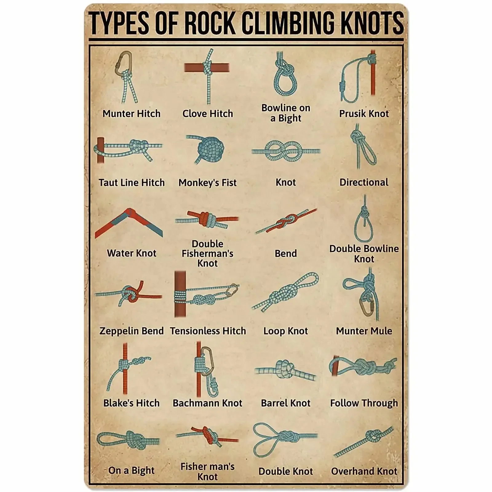 

Плакаты для скалолазания, Настенный декор с узелками для скалолазания, популярные научные гиды, декор для комнаты, ванной комнаты