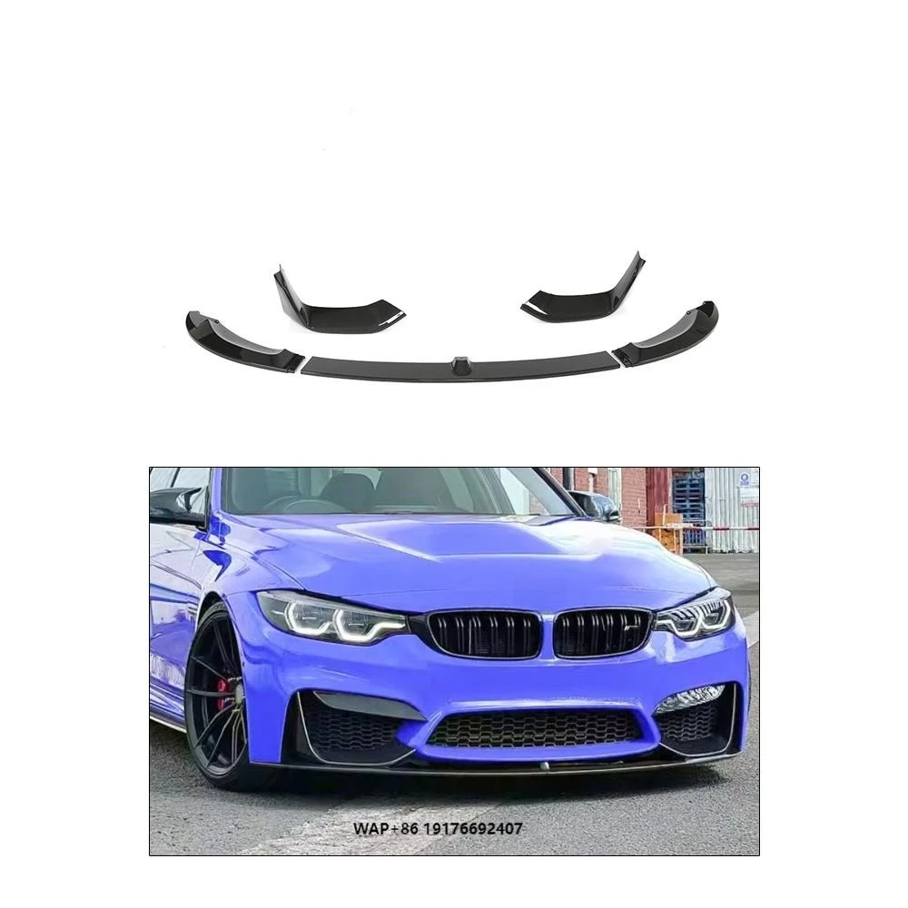 

5-Piece Set Gloss Black Front Lip forBMW 3 Series F80 M3 F82 M4 M P Style