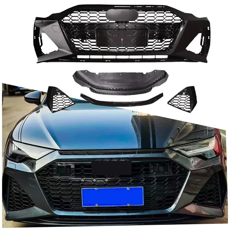 

RS Style Front Bumper Body Kits for Facelift A6 Avant 4A5 C8)2019-2022 Bumper Rear Diffuser