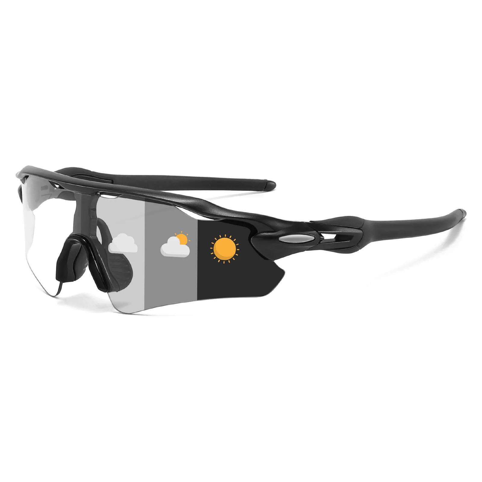 Fashion Brand Men Women Bicycle Photochromic Eyewear MTB Bike Fishing Running Cycling Sports Sunlasses Comfortable Goggles