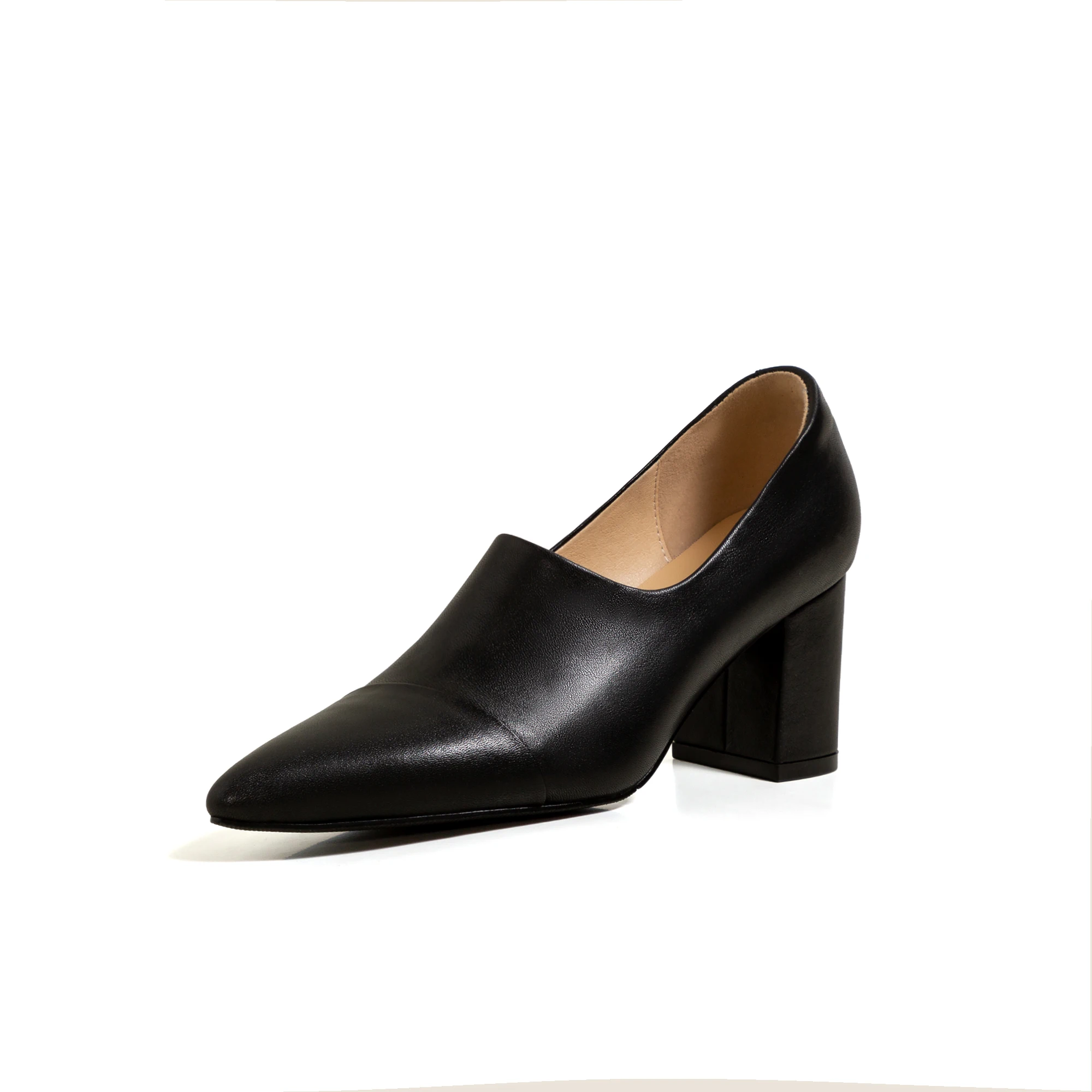 2026 New Fashion Basic Women High Heels Pumps Sexy Pointed Toe Genuine Leather Office Pumps Spring Summer Daily Dress Shoes