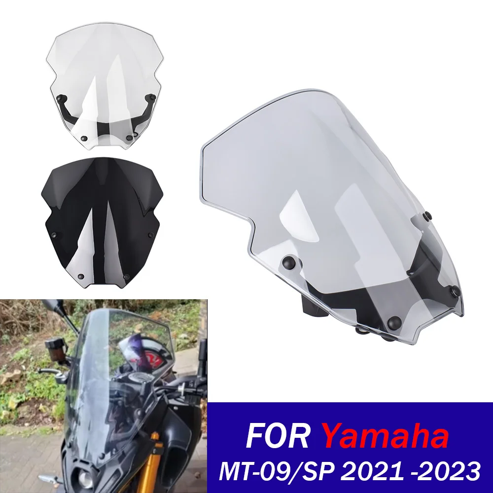 

Лобовое стекло MT 09, ветровой дефлектор, воздушный экран для Yamaha MT-09 2021 2022 2023 MT09 SP, аксессуары для мотоциклов