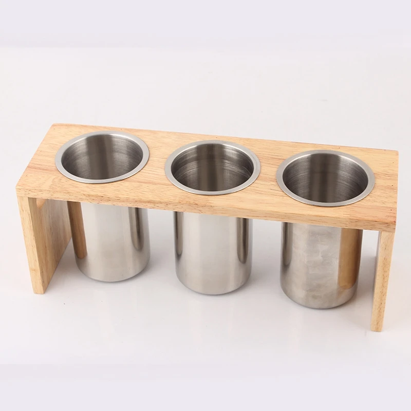 Multifunction Kitchen Countertop With Base Drain Stainless Steel Easy To Clean Proof Cutlery Holder Flatware Organizer Promotion