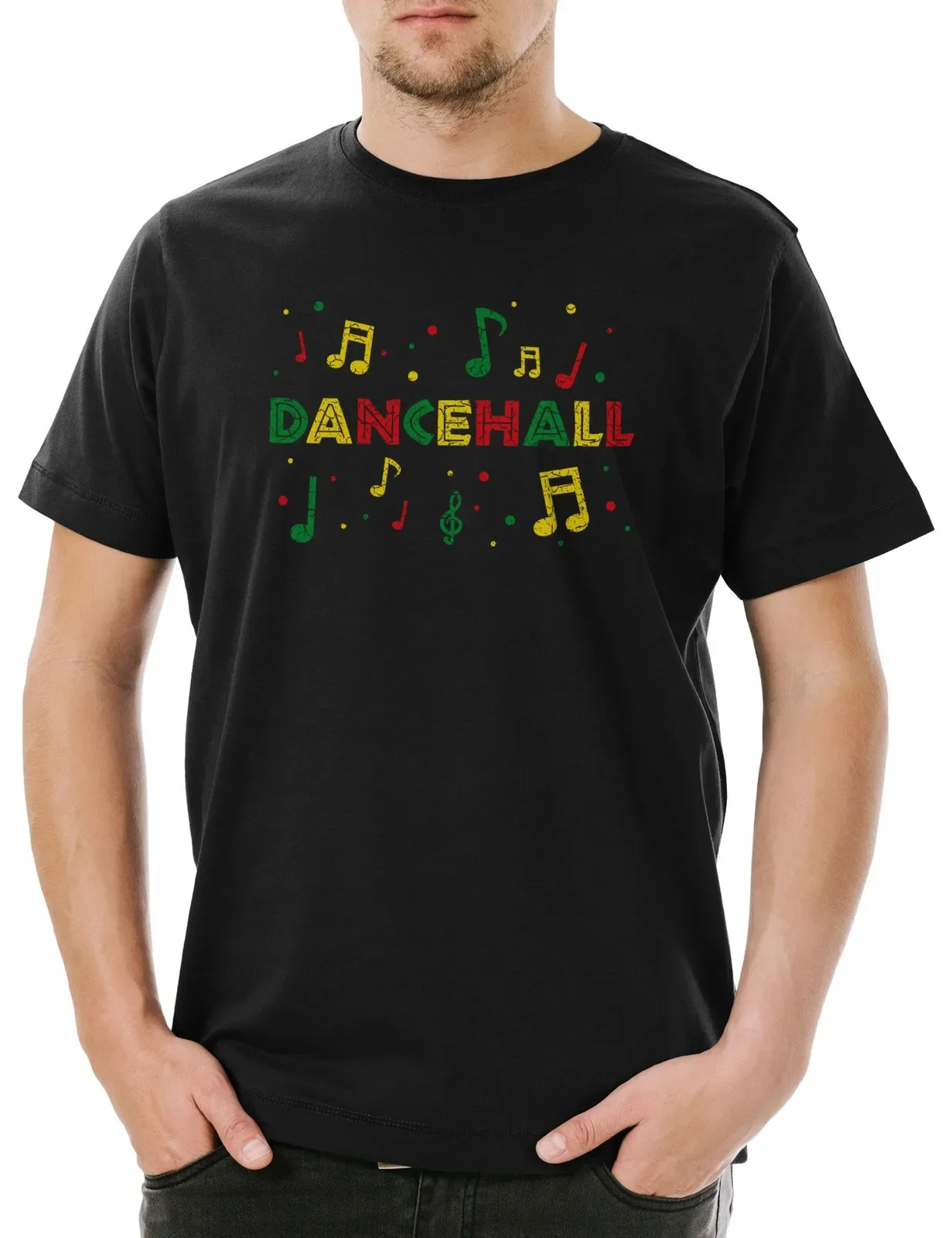 Reggae Dancehall Mens T-Shirt Reggae Rastafari Babylon Irie Jamaica Marley-